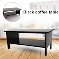 Miniatyrbillede 3 af 5: Sofa Bord Model Bred Anvendelse Yndig Akryl Dukkehus Sort Sofabord Til Ornament