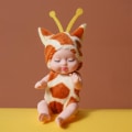 Miniatyrbilde 3 av 5: Mini Reborn Baby Doll 6stk Sovende Baby Dukker Gaver Til Barn Leker For Jenter 3-6 år