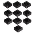 10 stk. Aluminium Køleplader 20*20*10mm IC Køleplade/LED køleplade/Sort køleplade