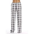 Pikkukuva 3 / 4: Naisten pyjamahousut taskuilla, pehmeät flanelliruudullinen pyjamahousut gray M