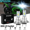 Miniatyrbild 1 av 4: Utsökt 2x70w Pure White Motorcylce LED-strålkastarlampor 6000k Kit för Kawasaki Ninja 250 300 650 Zx6r Zx10 Motorcykel LED-ljus