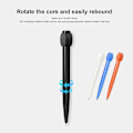 Miniatyrbillede 3 af 5: Fidget Spinner Pen Fidget Pen Spinner med ABCD Rotationshætte Hjælp Beslutningsfatning Anti Stress Angst Reducerende Kuglepenne Gadget Kreativ Stress Re Mixed color 4pcs