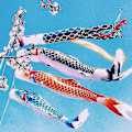Miniatyrbillede 1 af 3: 5 stk Japanske Karpe Vindstrømper Fisk Flag Drager Japansk Karpe