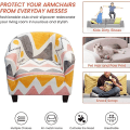 Pikkukuva 4 / 5: Piece Stretch Plain nojatuolin cover, yksivärinen nojatuolin cover, sohvan päällinen käsinojilla kylpyamme tuolin suoja (punainen)