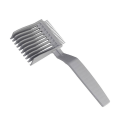 Pikkukuva 1 / 5: A Haircut Fade -kammat, ammattimaisesti kaareva sijoittelukampa, Gradienter Design -hiustenleikkauskampa ergonomisella muotoilulla, kampa barbelle kotona Gray