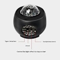 Miniatyrbilde 2 av 5: M1 Galaxy Stjerneprojektor Lys Bluetooth Høyttaler Roterende Aurora Nattlampe med Timer