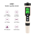 Miniatyrbilde 4 av 5: 4 i 1 YY-400 PH/ORP/H2&TEM Meter Digital Hydrogen Ion Concentration Tester for akvarium, svømmebasseng, bakgrunnsbelysning