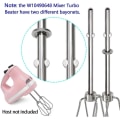 Miniatyrbilde 5 av 5: W10490648 Håndmikser Turbo Visper For Kitchenaid Mikser, 2 Stk