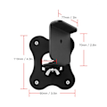 Miniatyrbilde 2 av 5: Veggholder for lydplanke, metall, veggmontert, for Samsung HW Q930B HW Q930C HW Q990B HW Q990C SX Q990B