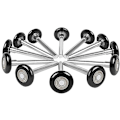 Miniatyrbillede 5 af 5: 12 stk. 2 tommer Garageport Rulle Nylon Garageport Hjul Til Udskiftning af Garage Skinne Med Forseglet 6