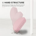 Miniatyrbillede 4 af 4: Stressresistent læderhårdt solbrilleetui (pink), stort spænde
