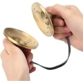 Miniatyrbilde 4 av 5: Tibetansk Meditasjonsklokke Slaginstrument Buddhist Temple Sound Håndskåret messing Tibetansk Meditasjon Håndlaget Bell 2.6in / 6.5cmssangyong