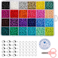 Miniatyrbild 1 av 5: DIY - Pärllåda - Seed beads - 4mm - 4800 st - Smyckestillverkning multicolor
