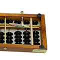 Miniatyrbillede 4 af 4: Vintage Stil Træ Abacus Matematik Professionel Abacus Til Voksne Børn Med Guide Håndbog Og Reset Knap