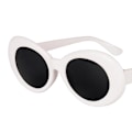 Miniatyrbillede 3 af 5: Retro Clout Goggles Briller Oval Bold Mod Tyk Ramme Solbriller Pakke Af 2