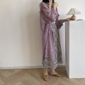 Pikkukuva 2 / 5: Naisten läpinäkyvä pusero Neuletakki Ohut takki Kimono Topit Kaftan Loose Summer Beach