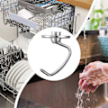 Pikkukuva 4 / 5: Ruostumattomasta teräksestä valmistettu taikinahakasovellus KitchenAid 4,5-5 litran kallistuvaan pöytäsekoittimeen, vaihto-osat leipäkoukut