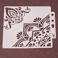 Pikkukuva 5 / 5: Kukkakulman stensiilit Mallimaalaus Scrapbooking Kohokuviointi Leimaus Albumi C