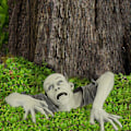 Pikkukuva 5 / 5: Pop Up Zombie Garden -patsas Spooky The Undead Resin -veistos