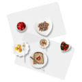 Miniatyrbild 3 av 5: Transparent Underlägg Vattentätt Underlägg Värmebeständigt Halkskyddande Köksunderlägg Bord (8 st)