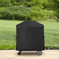Miniatyrbillede 2 af 5: Weber Q1000/q2000 Series Grill Cover Støvtæt, Vandtæt Og UV-tæt Størrelse: 54*76*69cm 1stk Sort