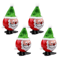 Miniatyrbild 4 av 4: 4 st Jul Uppdragbara Leksaker Jultomte Presentleksak (slumpmässig färg)