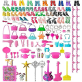 Pikkukuva 5 / 5: 40kpl/ set Barbie-nukke Vaatteet Uimapuvut Bikinit Asusteet Barbie-nukkekengille Saappaat Rullalauta Barbie-nukkelle Asusteet