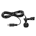 Miniatyrbilde 5 av 5: 150cm Profesjonell Mini USB Omni-direksjonell Stereo Mikrofon med Krageklips for Gopro Hero 3 3+ 4