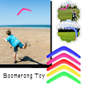 Miniatyrbild 3 av 5: Boomerang - V-formad leksak för barn för fritid, utomhusunderhållning, slumpmässig färg