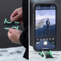 Miniatyrbilde 3 av 5: Pocket Tripod Lommebokstørrelse Telefonstativ - Universelt Kit Green