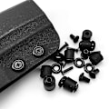 Miniatyrbild 4 av 4: Huamade 4 set Kydex hölsterskruvdelar Snabbvalsningsslida Skruvbeslag Gör K Slida DIY midjeclipskruvtillbehör