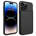 Miniatyrbilde 1 av 5: Bærbar Batteripakke for iPhone 15 Pro Max 6800mAh Lading Etui Utvidet Lader Telefondeksel