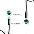 Miniatyrbillede 2 af 5: Elektrisk cykel Ebike 5-polet hun til hun display forlængerkabel connector til midtmotor BBS01
