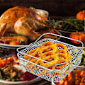 Miniatyrbild 4 av 5: Fritöskorg 20,8 cm Fyrkantig Fritöskorg För Instant Vortex Fritös,,,Fritös Tillbehör