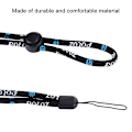 Miniatyrbild 3 av 4: Universal Nylon Nacke Handledsrem Hängande Snodd För Gopro Actionkameror Black