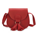 Miniatyrbild 1 av 5: Små flickväska Söt läder Crossbody-väska Mini-axelväska för barn