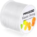 1 mm elastisk armbåndstråd snor stretch perletråd til smykkefremstilling og armbåndsfremstilling hvid