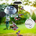 Miniatyrbilde 2 av 5: 1 stk (grønn Libelle) Påskedekorasjon Mammagave Konegave Bursdag Morsdaggave, Solcelledrevet Utendørs Vindklokker, Julegave Pargave F