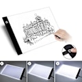 Miniatyrbilde 2 av 3: Diamantmaleri Broderi Verktøy LED Lysplate Dimmbar Lysbrett Full Drill A4A