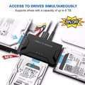 Zilkee Ultra Recovery Converter USB3.0 til SATA/IDE Harddisk Kabel Disk Adapter EU-kontakt - Perfekt