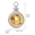 Miniatyrbild 1 av 2: Julgransprydnader 2023 Juldekorationer, Vindljus LED Elektroniska Ljus Handljus Juldekorationer
