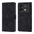 Miniatyrbild 2 av 5: Präglat PU-fodral för Infinix Zero 30 5G Black