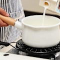 Miniatyrbillede 3 af 5: Varmediffusorplade Flammereducer Emalleret Flammeskærm Simmer Ring Grillplade Varmebeskytter Varmetemperer