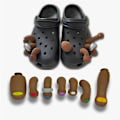 Pikkukuva 3 / 3: Kengänkoristeet Varpaat, Clog-koriste, Crocs-tarvikkeet, Epänormaalin muotoiset varvaskoristeet, Hauskat lahjat Brown