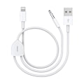 Pikkukuva 1 / 5: Lataus- ja kuuntelujohto iPhonelle/iPadille - Samanaikainen lataus ja ääni