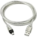 Miniatyrbillede 1 af 5: Cy Usb han til Firewire Ieee 1394 4-pin han Ilink adapter ledning Kabel til Dcr-trv75e Dv 1m Usb Firewire kabel