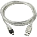 Pikkukuva 1 / 5: Cy USB -uros Firewire Ieee 1394 4-nastainen uros Ilink-sovitinjohto kaapeli Dcr-trv75e Dv 1m USB Firewire-kaapelille