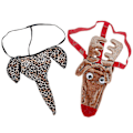Pikkukuva 2 / 2: 2 kpl Miesten Alushousut Miesten T-Back Thongit Miesten Valjaat Elefantti G String T- String Thong