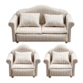 Miniatyrbilde 1 av 4: 3 stk Sofa Sofa Miniatyr Sofa Modell Dukker Husmøbler Sofa Miniatyr Sofa Modell Miniatyr Sofa Pute