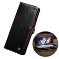 Miniatyrbilde 1 av 5: For Samsung Galaxy Z Fold 3 Lommebok Soft Pu-lærveske